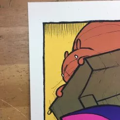 The Dodos - 2009 Jay Ryan Poster Sasquatch! 09 Series George, WA Gorge Amphithea Gig Posters