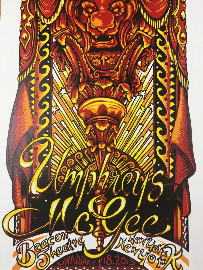 Gig Posters Umphrey's McGee - 2013 AJ Masthay SE Poster New York, NY Beacon Theatre 3 Gig Posters Umphrey's McGee - 2013 AJ Masthay SE Poster New York, NY Beacon Theatre