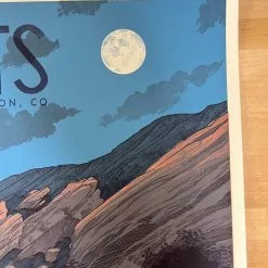 The Revivalists - 2021 Justin Santora Poster Red Rocks Morrison, CO