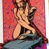 Queens Of The Stone Age - 2008 Justin Hampton Poster Victoria, B.C. Save On Food