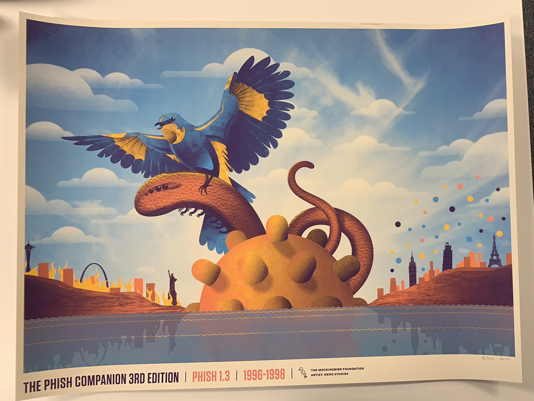 Phish - 2015 DKNG Poster Companion Art Print 3rd Edition 4 Phish - 2015 DKNG Poster Companion Art Print 3rd Edition