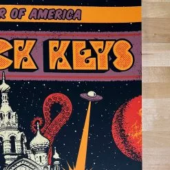 The Black Keys - 2021 Status Serigraph Poster St Petersburgh, FL Gig Posters