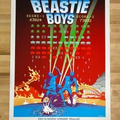 Beastie Boys - 1999 Dillon Naylor Poster 2nd Edition Australian Tour Gig Posters 9 Beastie Boys - 1999 Dillon Naylor Poster 2nd Edition Australian Tour Gig Posters