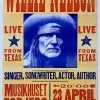 Willie Nelson - 2008 Hatch Show Print 4/23 Poster Esbjerg, Denmark