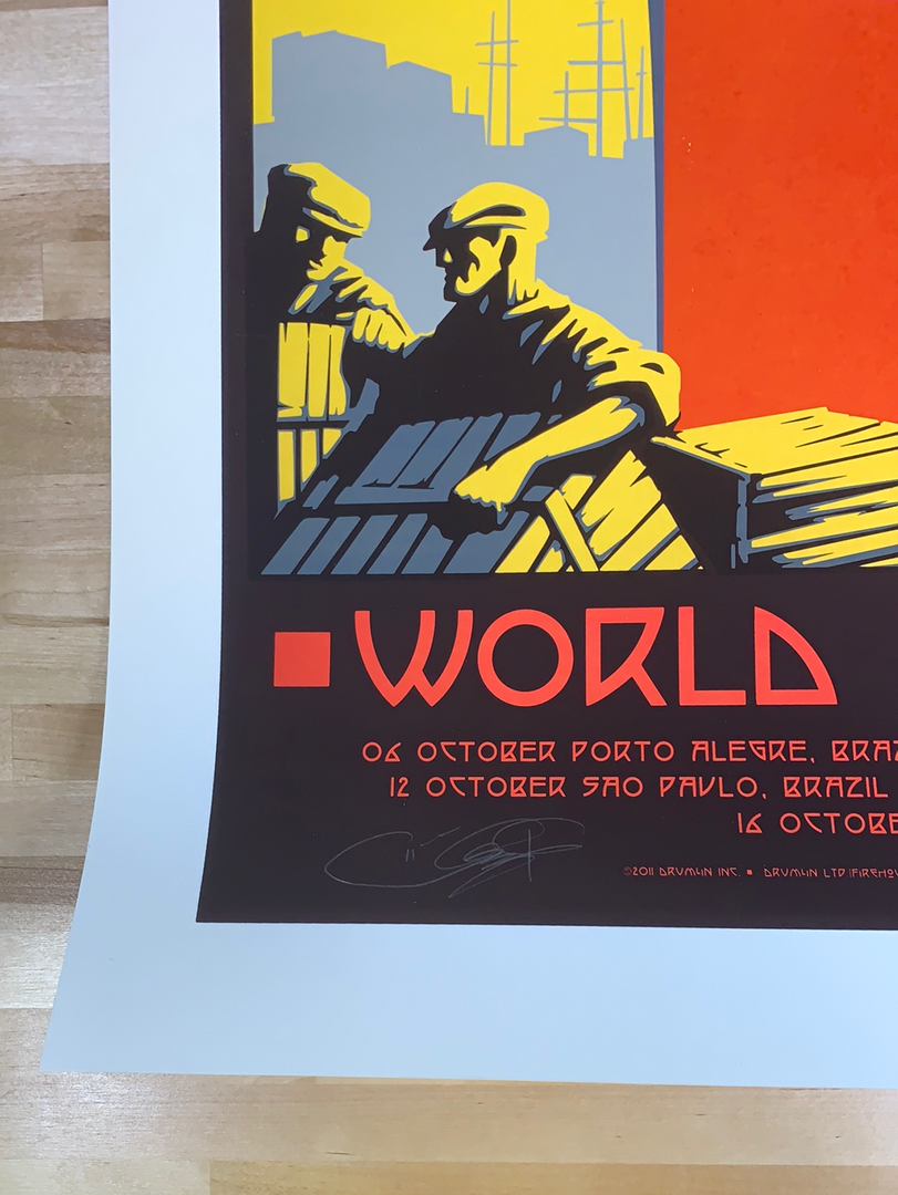 Eric Clapton - 2011 Ron Donovan Firehouse Poster World Tour (#3) 8 Eric Clapton - 2011 Ron Donovan Firehouse Poster World Tour (#3)