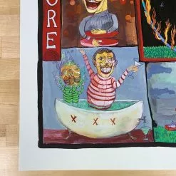 Phish - 1998 Poster Joel Elrod Fillmore Auditorium San Fran 1st Gig Posters