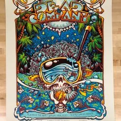 Dead & Company - 2020 AJ Masthay Poster Rivera Cancun Mexico Gig Posters