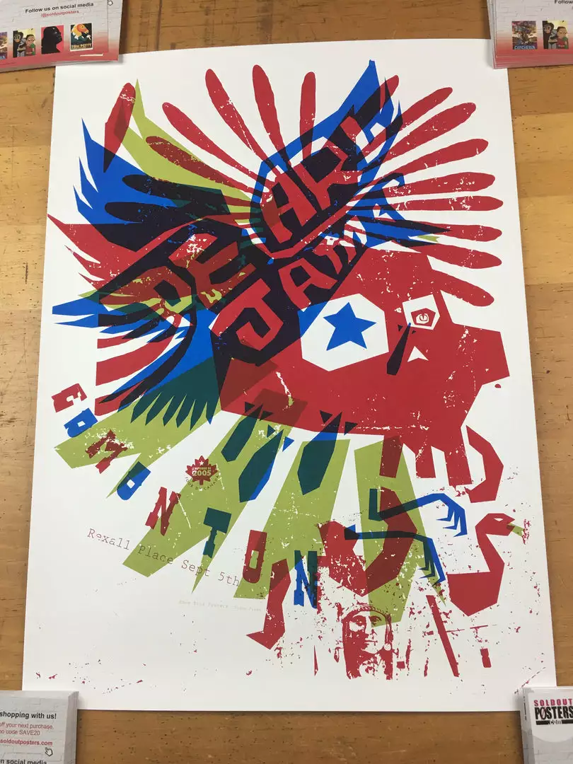 Ames Brothers Gig Posters Pearl Jam - 2005 Ames Design Poster Edmonton, AB, CAN Rexall Place 5 Ames Brothers Gig Posters Pearl Jam - 2005 Ames Design Poster Edmonton, AB, CAN Rexall Place