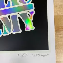 Public Enemy Variant - 2020 Emek Poster Foil NO Date The Terrordome GID