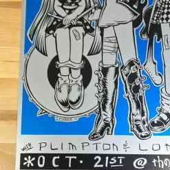 Red Aunts - 1995 Alan Forbes Poster Los Angeles, CA Roxy 13 Red Aunts - 1995 Alan Forbes Poster Los Angeles, CA Roxy