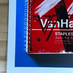 Gig Posters Van Halen - 2012 Kii Arens Poster Los Angeles, CA Staples Center