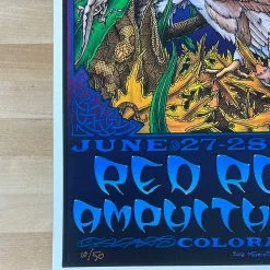 Widespread Panic - 2008 Michael Everett Poster Red Rocks, Morrison, CO 13 Widespread Panic - 2008 Michael Everett Poster Red Rocks, Morrison, CO