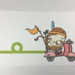 Untitled (Scooter) - 2008 Mike Budai Poster Art Print Art Prints