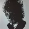 Bob Dylan The Rolling Stone - 2014 Brian Methe Art Print Blue Variant