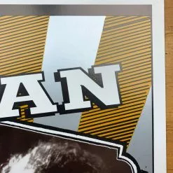 Bob Dylan - 2004 Geoff Gans Poster Rochester, NY Gordon Field House SILVER Varia