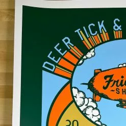 Gig Posters Deer Tick & Delta Spirit - 2021 Matt Cliff Poster Friend Ship Tour Print 10 Gig Posters Deer Tick & Delta Spirit - 2021 Matt Cliff Poster Friend Ship Tour Print
