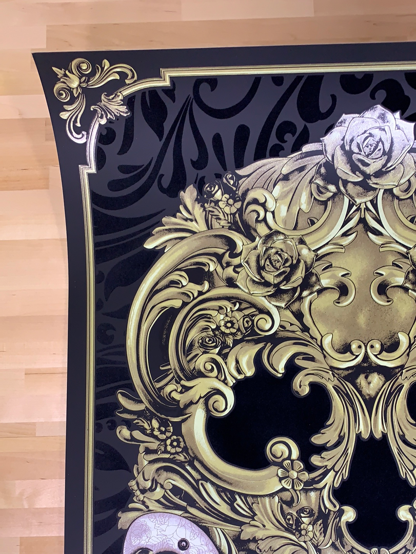 Guns N' Roses - 2021 Anthony Petrie Poster Flocked 1st Edition 6 Guns N' Roses - 2021 Anthony Petrie Poster Flocked 1st Edition