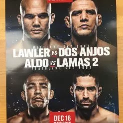 Sold Out Posters UFC Fight Night - 2017 Poster Lawler Vs Dos Anjos, Aldo Vs Lamas 2 7 Sold Out Posters UFC Fight Night - 2017 Poster Lawler Vs Dos Anjos, Aldo Vs Lamas 2