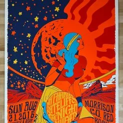 Sold Out Posters Nathaniel Rateliff & The Night Sweats - 2016 Poster Red Rocks Morrison, CO