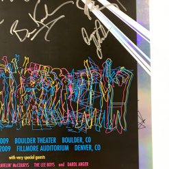 Colorado Yonder Mountain String Band - 2009 Art-i-fact Poster, CO FOIL Fillmore 12 Colorado Yonder Mountain String Band - 2009 Art-i-fact Poster, CO FOIL Fillmore