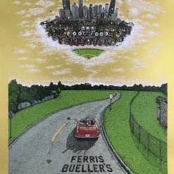 Ferris Bueller's Day Off - 2016 Marq Spusta Poster GOLD Ed. Movie/TV Posters