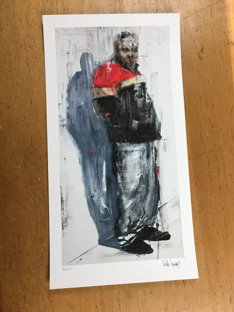 Art Prints (Unknown) Waiter - Brett Amory Poster Limited Edition Art Print S/N 4 Art Prints (Unknown) Waiter - Brett Amory Poster Limited Edition Art Print S/N