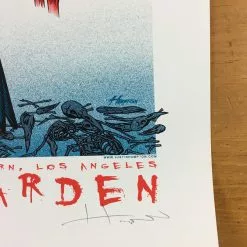 Soundgarden - 2013 Justin Hampton Poster Los Angeles Wiltern Theatre