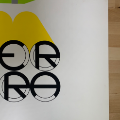 Art Prints City Center Light Opera - 1968 Gerald Laing Art Print Poster Original Vintage