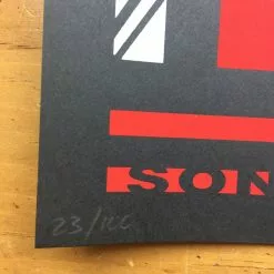 Gig Posters TV On The Radio - 2006 Cernoch Poster Baltimore, MD Sonar