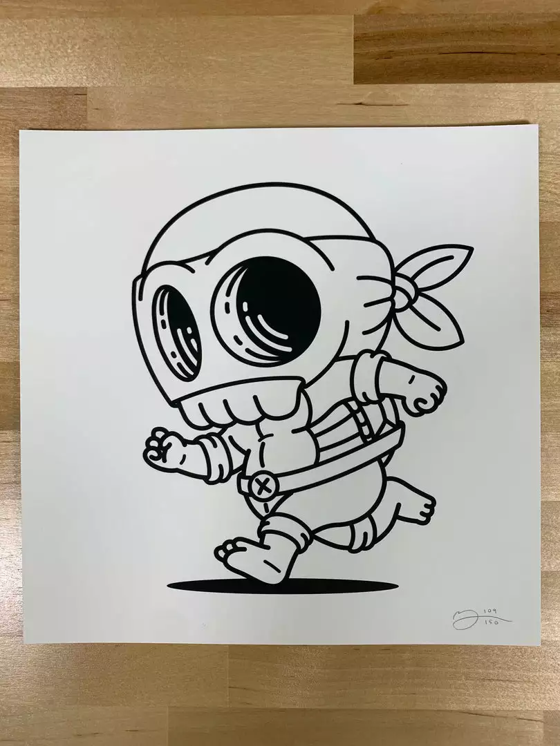 Skully III - 2020 Mike Mitchell Poster Blank Variant Print Art Prints 4 Skully III - 2020 Mike Mitchell Poster Blank Variant Print Art Prints