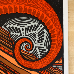 Colorado Widespread Panic - 2008 Jeff Wood Poster Red Rocks Morrison, CO