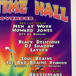 Greg Coiner MHP 53 Men At Work - 1998 Poster Maritime Hall San Fran 1st