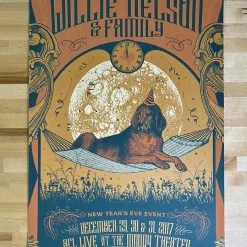 Willie Nelson - 2017 Status Serigraph Poster Austin, TX Gig Posters