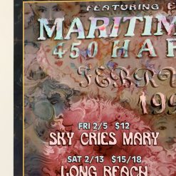 Sold Out Posters MHP 58 Maritime Hall - 1999 Poster February Fugazi, Long Beach Dub San Fran 1st Gig Posters