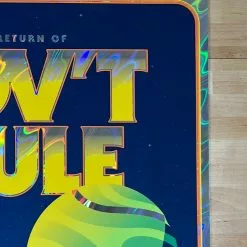 Gov't Mule - 2021 Mike Tallman Poster New Haven, CT FOIL