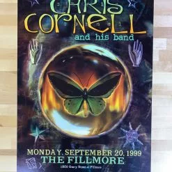 Chris Cornell - 1999 Craig Howell Poster Fillmore Auditorium San Fran 1st Gig Posters