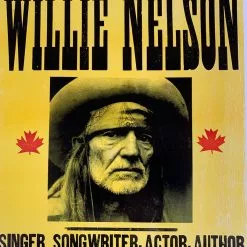 Willie Nelson - 2005 Franks Brothers Poster Kelowna, BC Gig Posters