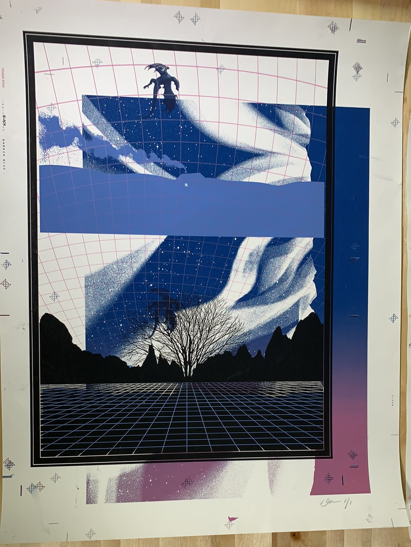 Test Print 3 Pack - Dan McCarthy Posters Art Prints White Tree Woods Jurrasic 1/1 5 Test Print 3 Pack - Dan McCarthy Posters Art Prints White Tree Woods Jurrasic 1/1