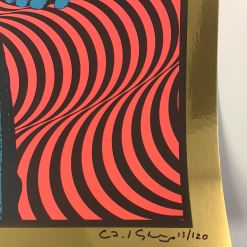 420 Posters Bob Dylan - 2020 Carl Glover Poster Art Print Gold FOIL