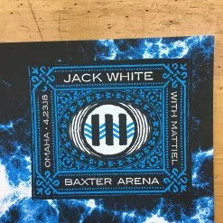 Gig Posters Jack White - 2018 Todd Slater Poster Omaha, NE Baxter Arena