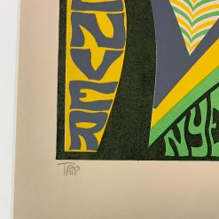 Colorado Widespread Panic Yonder - 2008/2009 Tripp Poster Denver, CO NYE