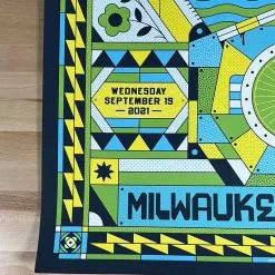 Dave Matthews Band - 2021 The Half And Half Poster Milwaukee, WI AP Gig Posters