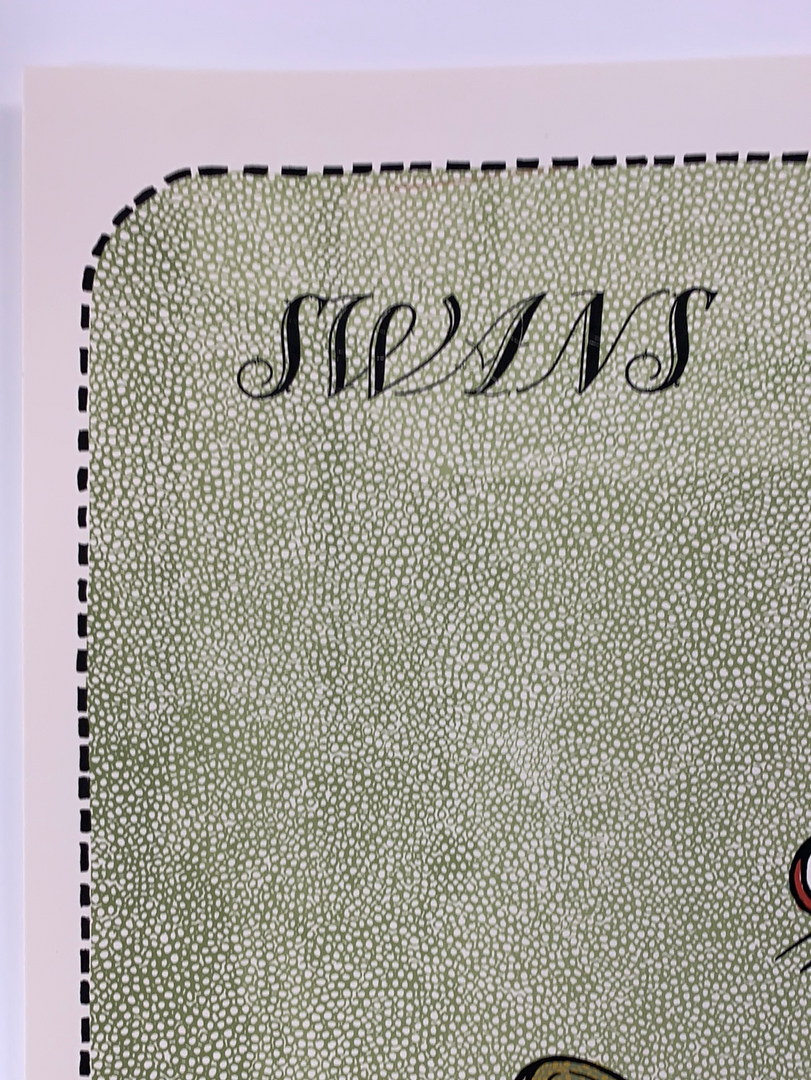 Gig Posters Swans - 2016 Fugscreens Studios Poster Carrboro, NC Cat's Cradle 5 Gig Posters Swans - 2016 Fugscreens Studios Poster Carrboro, NC Cat's Cradle