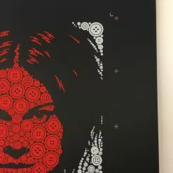 Jack White The White Stripes Jack & Meg Uncut - 2010 Todd Slater Poster Art Print Under Great White Northern Lights