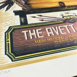 The Avett Brothers - 2014 Zeb Love Poster Salt Lake City, UT, Red Butte Garden