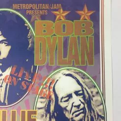 Bob Dylan/Willie Nelson - 2004 Mark Arminski Poster Fishkill, NY Dutchess Stadiu Gig Posters