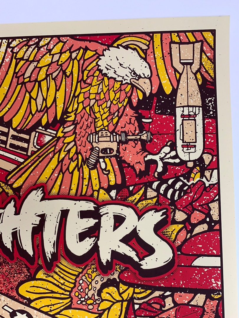 Gregg Gordon Gig Posters Foo Fighters - 2020 Gigart Poster Wichita, KS Intrust Bank Arena 1st 6 Gregg Gordon Gig Posters Foo Fighters - 2020 Gigart Poster Wichita, KS Intrust Bank Arena 1st