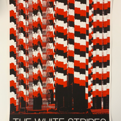 The White Stripes - 2005 Rob Jones Poster Euro Tour Gig Posters