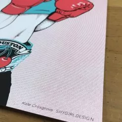 Kings Of Leon - 2017 Kate Crosgrove Poster Houston, TX Boxer Boxing