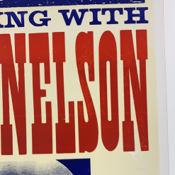 Willie Nelson - 2007 Hatch Show Print 1/27 Poster Manchester, England Gig Posters